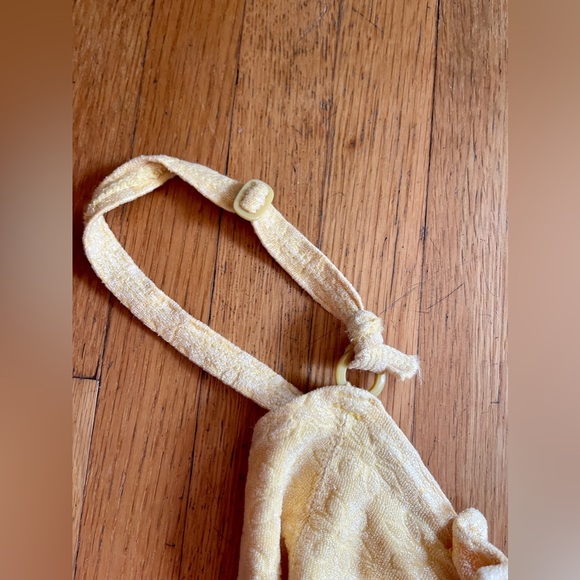 40s Vintage Jantzen Yellow Terry Cloth One Piece Bathing suit. - Picture 11 of 13